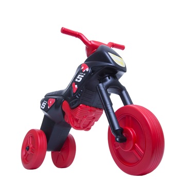 Tricicleta fara pedale MAXI, Enduro, negru-rosu Tricicleta fara pedale MAXI, Enduro, negru-rosu