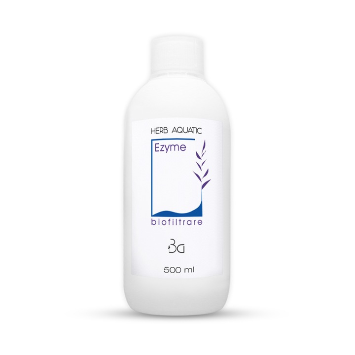 Conditioner filtrare acvariu, HerbAquatic, EZyme, 500 ml