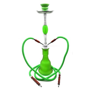 Narghilea Tobi, Matay, 2 furtunuri, Verde, 54 cm Narghilea Tobi, Matay, 2 furtunuri, Verde, 54 cm