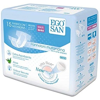 Scutece adulti EGOSAN MEDIUM maxi 4 picaturi Calitatea I 15 buc Scutece adulti EGOSAN MEDIUM maxi 4 picaturi Calitatea I 15 buc