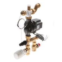 grup amestec si pompare tecefloor cu vana termostatata cu 3 cai si pompa de circulatie pentru sistem incalzire in pardoseala imagen 12_0_
0