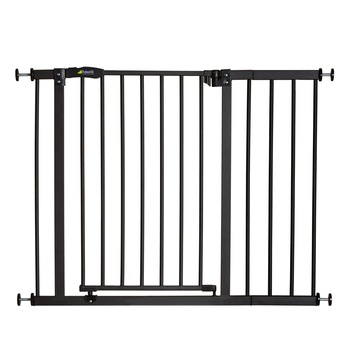 Poarta Siguranta Hauck cu Extensie Close'n Stop + 21 cm Charcoal - Negru - 75 - 101 cm Poarta Siguranta Hauck cu Extensie Close'n Stop + 21 cm Charcoal - Negru - 75 - 101 cm