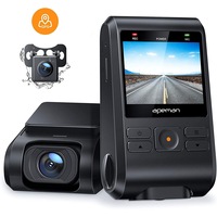 camera auto dvr dubla apeman c550 full hd bord si spate unghi 170 grade detector miscare wdr g-sensor mod parcare filmare in bucla imagen 50_0_
0
