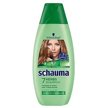 Sampon SCHAUMA 7 Herbs, 400 ml, cu Extract de Plante, pentru Par Gras Sampon SCHAUMA 7 Herbs, 400 ml, cu Extract de Plante, pentru Par Gras