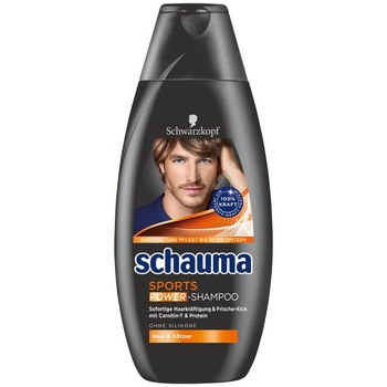 Sampon SCHAUMA Men Sports Power, 400 ml, cu Micronutrienti Sampon SCHAUMA Men Sports Power, 400 ml, cu Micronutrienti