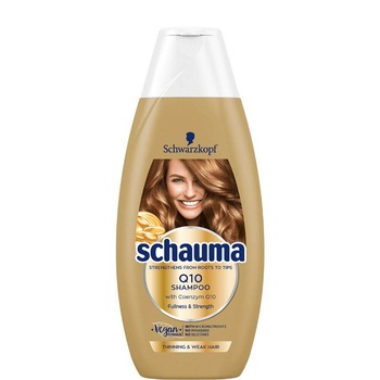Sampon SCHAUMA Q10, 400 ml, cu Micronutrienti, pentru Par Uscat Sampon SCHAUMA Q10, 400 ml, cu Micronutrienti, pentru Par Uscat