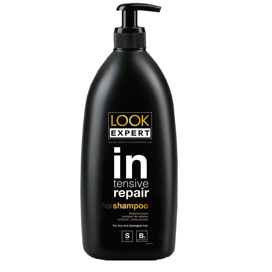 Sampon pentru par uscat, LookExpert, cu pompita, 900ml