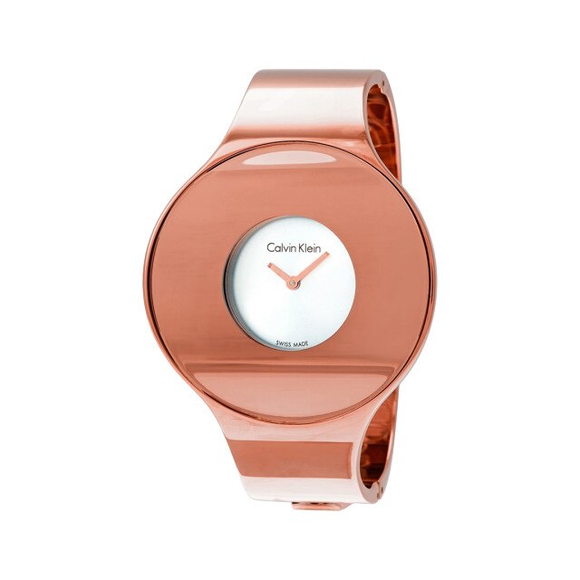 Ceas dama, Calvin Klein Seamless, auriu/rose, cadran rotund, 38 mm