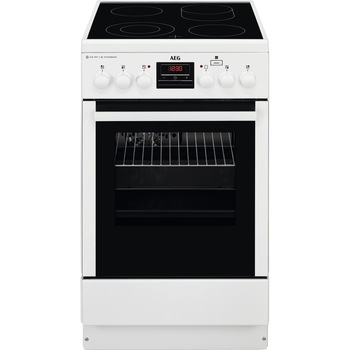 Aragaz AEG CCB56471BW, Plita vitroceramica, 4 zone de gatit, Grill, SteamBake, AirFry, Clasa A, 50 cm, Alb Aragaz AEG CCB56471BW, Plita vitroceramica, 4 zone de gatit, Grill, SteamBake, AirFry, Clasa A, 50 cm, Alb