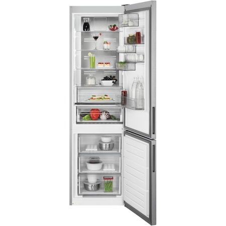 Хладилник с фризер AEG RCB736E5MX, 360 л, NoFrost, Display, Клас A++, В 201 см, Inox