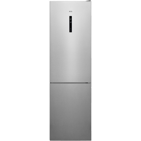 Combina frigorifica AEG RCB736E5MX, 360 l, NoFrost, Display, Clasa E, H 201 cm, Inox