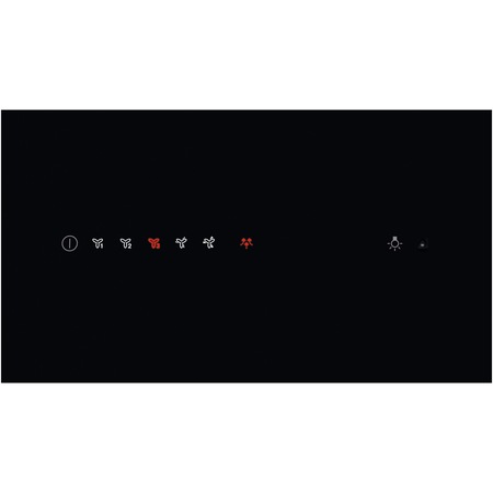 Hota incorporabila decorativa AEG DVE5971HG, Putere de absorbtie 700 mc/h, 1 motor, Conectivitate plita, Touch control, 90 cm, Inox/Negru