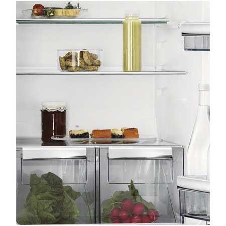 Combina frigorifica incorporabila AEG SCE818E6TS, 253 l, NoFrost, Control electronic, Clasa E, H 178 cm, Alb