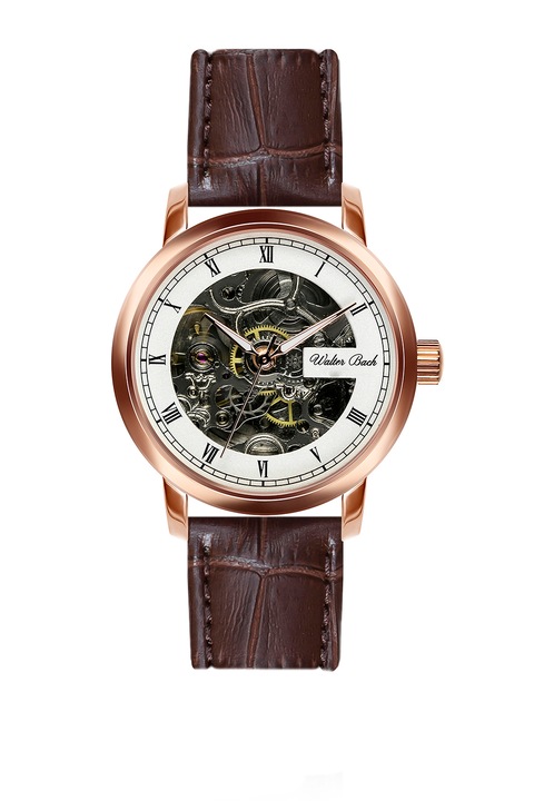 Walter Bach, Автоматичен часовник, Коняк, розе, бял