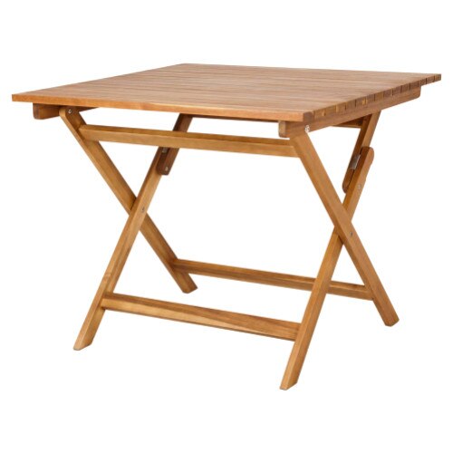 Masa pliabila Zola® de gradina, patrata, lemn, 90 x 90 x 75 cm