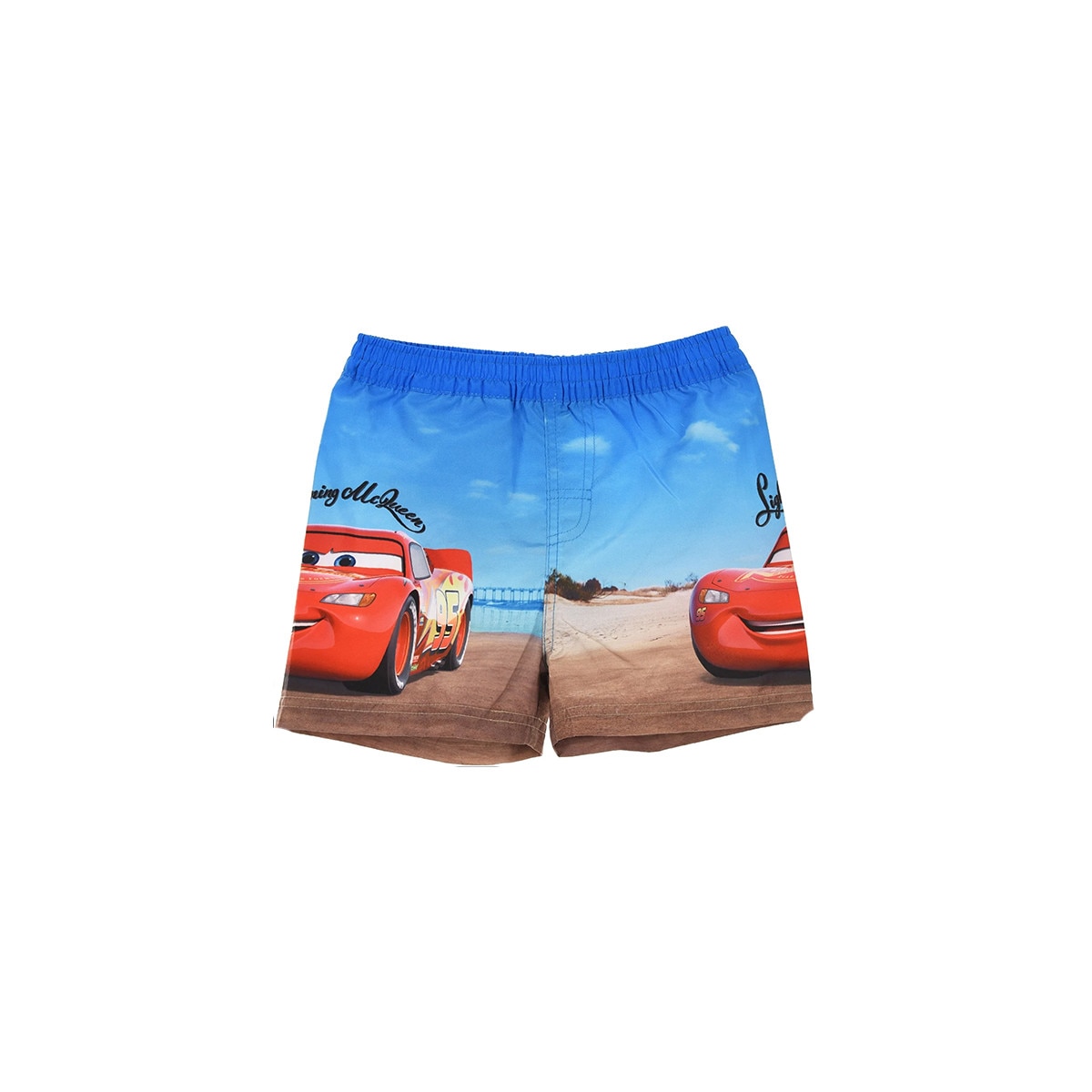 Sort de baie, Cars, pentru baieti, McQueen, albastru