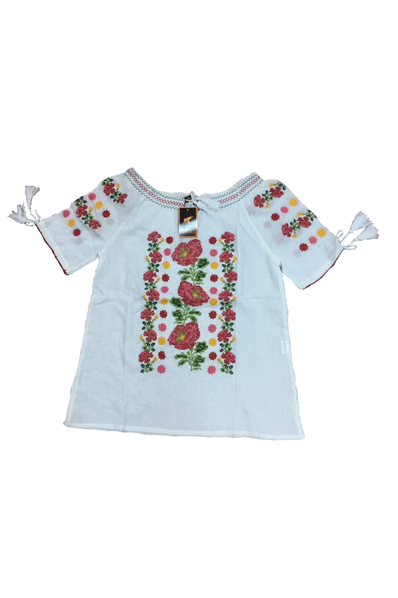 Bluza Tip IE, Sadhana, Bumbac, Multicolor, S EU