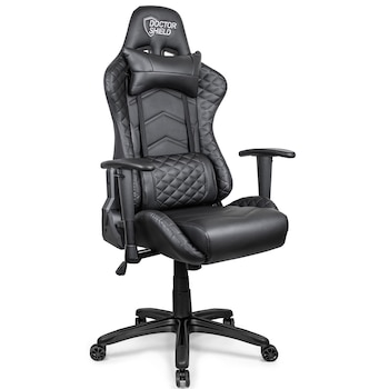 Scaun Gaming Profesional Dr.Shield SV Racer, King Size, Cadru Otel, Piele Sintetica - Negru/Negru Scaun Gaming Profesional Dr.Shield SV Racer, King Size, Cadru Otel, Piele Sintetica - Negru/Negru