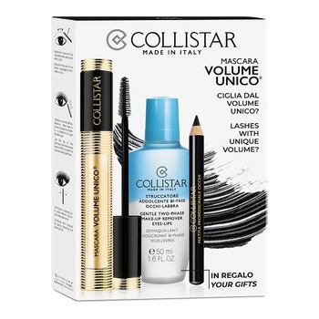 Set Collistar Infinite Seduction: Mascara Black Infinite 11 ml + Demachiant 50 ml + Creion dermatograf Negru 0.8 g Set Collistar Infinite Seduction: Mascara Black Infinite 11 ml + Demachiant 50 ml + Creion dermatograf Negru 0.8 g