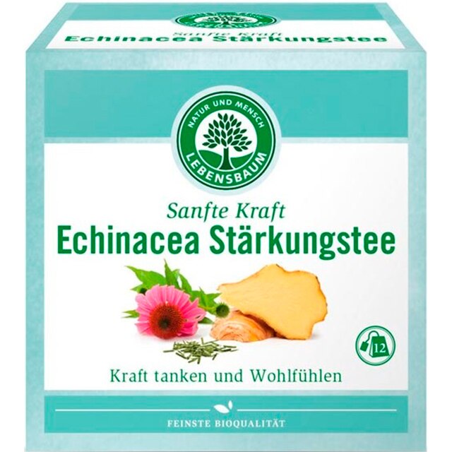 Ceai bio fortifiant cu echinacea Lebensbaum 24g