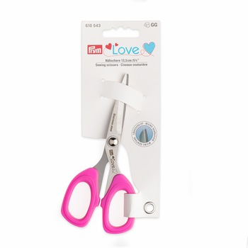 Foarfeca croitorie, cu microsertizatii, 13 cm, Prym Love Foarfeca croitorie, cu microsertizatii, 13 cm, Prym Love