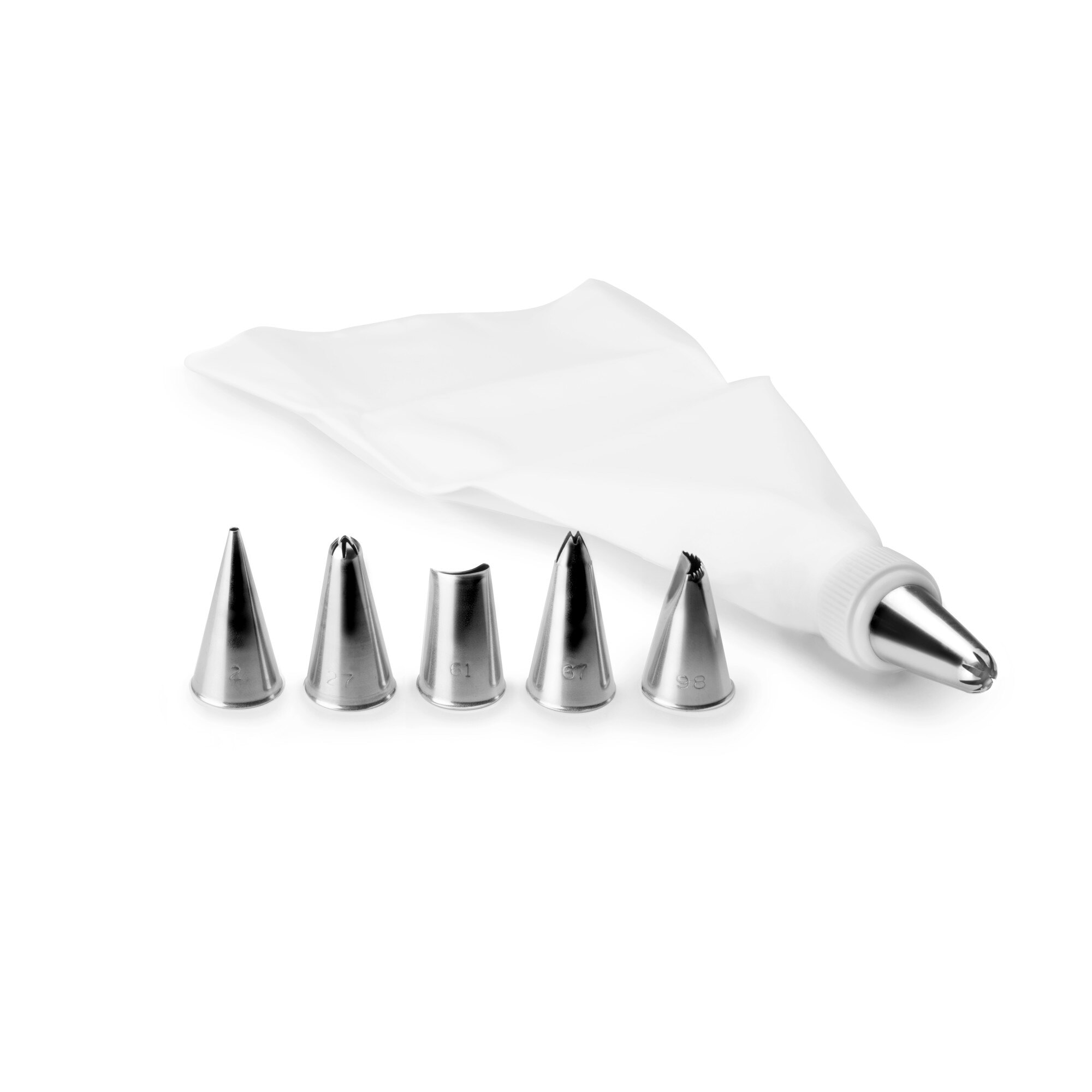 Set ornare prajituri Ibili, pos+6 duiuri inox