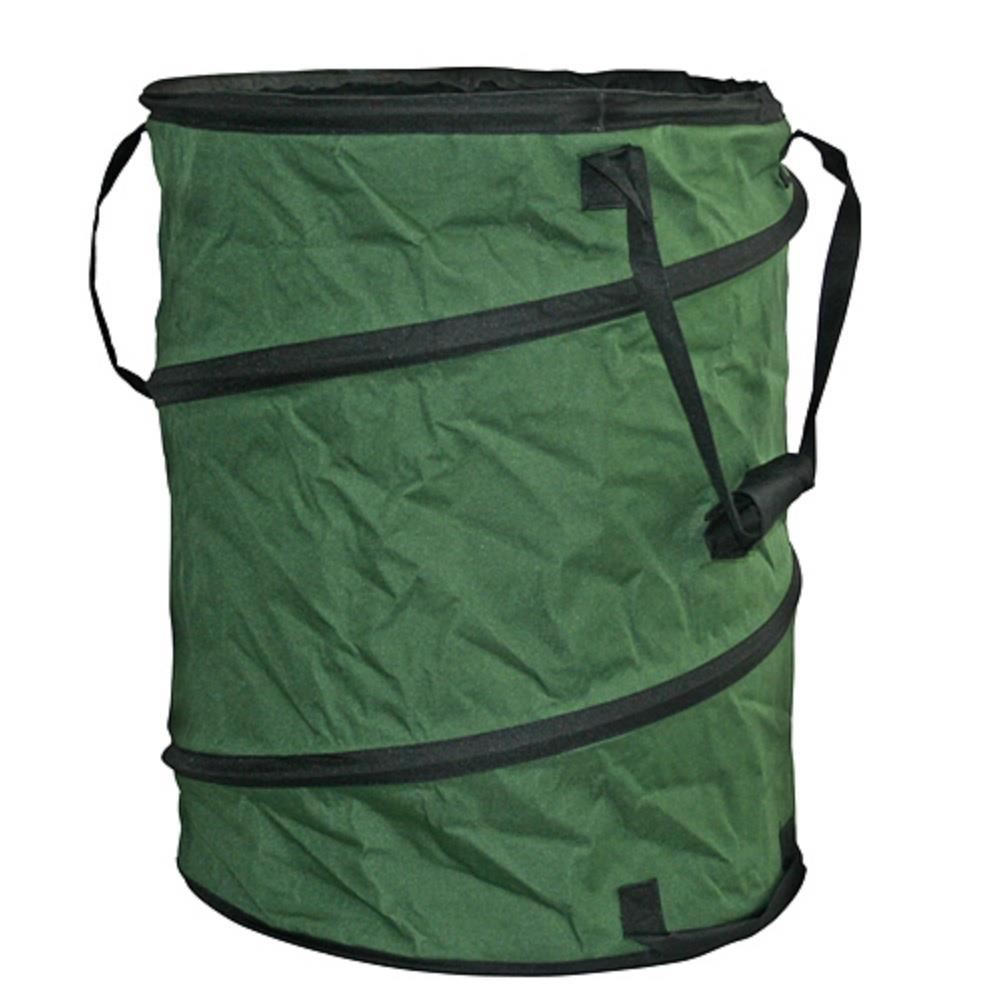 Cos pliabil pentru frunze Strend Pro B102, textil, verde, 60 l