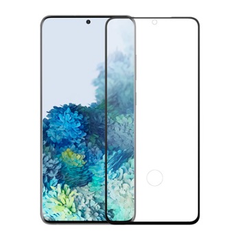 Folie Protectie Ecran Sticla 3d Full Cover Ultra Sonic Cellara Pentru Samsung Galaxy S20 Plus - Negru Folie Protectie Ecran Sticla 3d Full Cover Ultra Sonic Cellara Pentru Samsung Galaxy S20 Plus - Negru