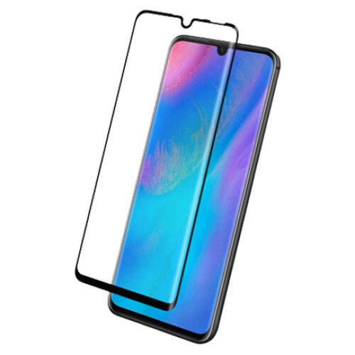 Folie Protectie Ecran Sticla 2.5 Full Glue Mobiama Pentru Huawei P30 Lite - Negru