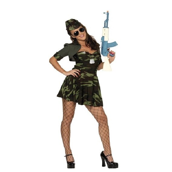 Costum military babe, marimea S, Smiffy