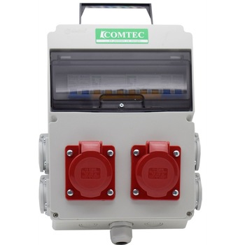 Tablou Santier 10L IP66 Echipat T2x16+M4x16, Comtec Tablou Santier 10L IP66 Echipat T2x16+M4x16, Comtec