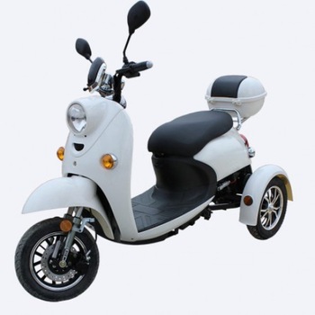 Tricicleta electrica Z-Tech ZT 63 tip scuter, 650 W, fara permis, 25 km/h, alb Tricicleta electrica Z-Tech ZT 63 tip scuter, 650 W, fara permis, 25 km/h, alb