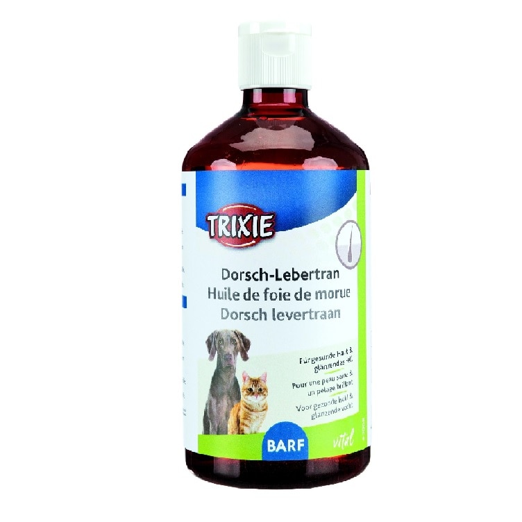 Supliment nutritiv Trixie ulei de cod pentru caini si pisici 500 ml 29982