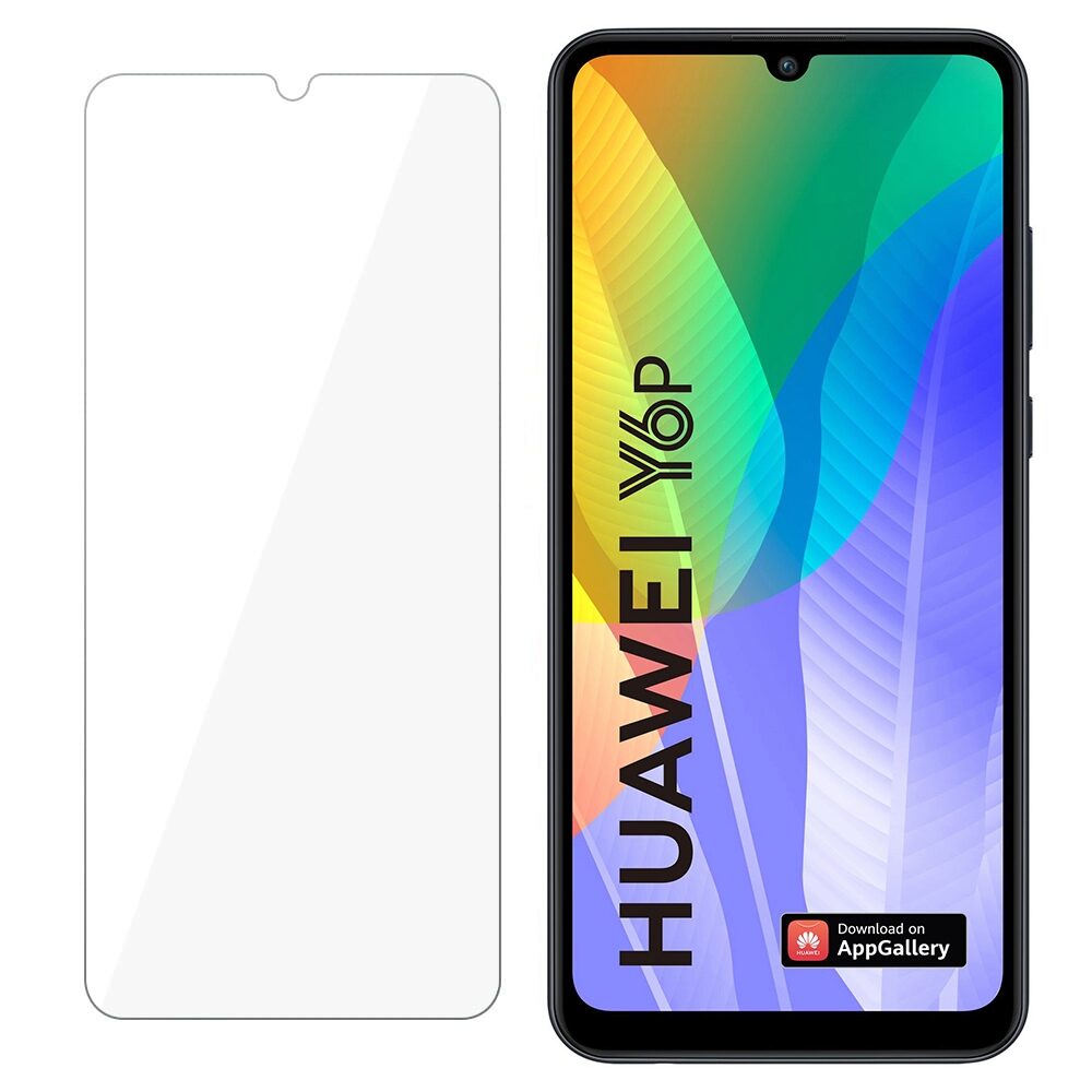 Folie Protectie Sticla Flexibila 3MK pentru Huawei Y6P, Structura Incasabila, 7H, 0.2 mm, Transparenta
