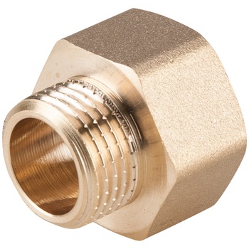 Niplu - Mufa Alama EvoTools, diametru exterior 1/2'', diametru interior 3/4'' Niplu - Mufa Alama EvoTools, diametru exterior 1/2'', diametru interior 3/4''