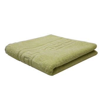 Prosop de fata Bianca Cu Model Grecesc - verde - 50x90 cm Prosop de fata Bianca Cu Model Grecesc - verde - 50x90 cm