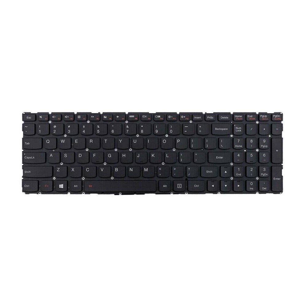 Tastatura laptop Lenovo PM5NR-US, Layout US, neagra, fara rama, iluminata