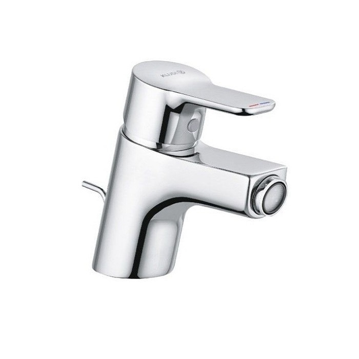 Baterie bideu, cu ventil, Kludi Pure&Easy 3.8 l/min