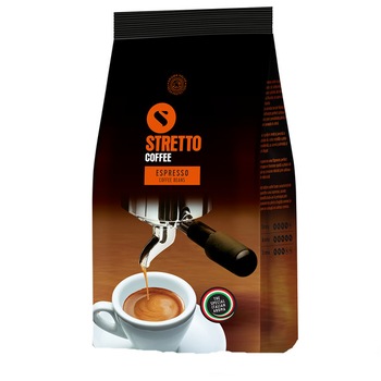 Cafea boabe prajite 1kg Stretto Cafea boabe prajite 1kg Stretto