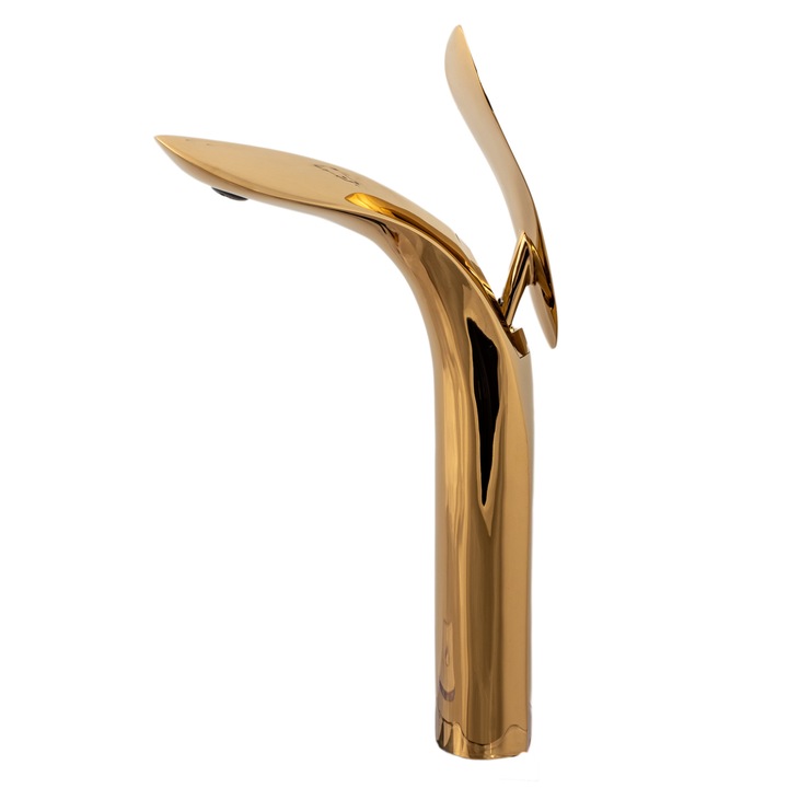 Смесител за умивалник TRENDY S, хоризонтален монтаж, Златен