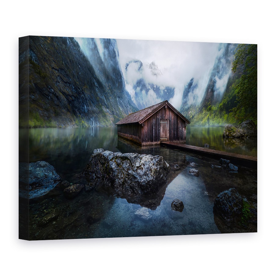 Tablou Canvas - Konigsee, Peisaj, Lac, Munte, Apa, 30 x 40 cm