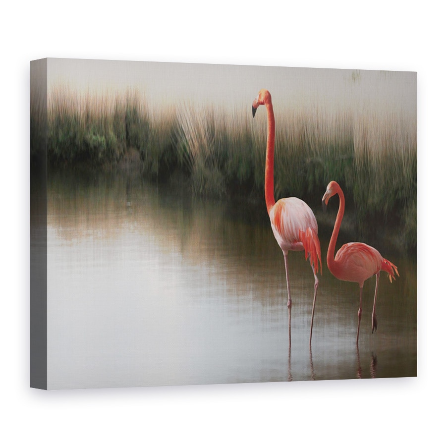 Tablou Canvas - Atat De Zen, Pereche, Flamingo, 30 x 40 cm