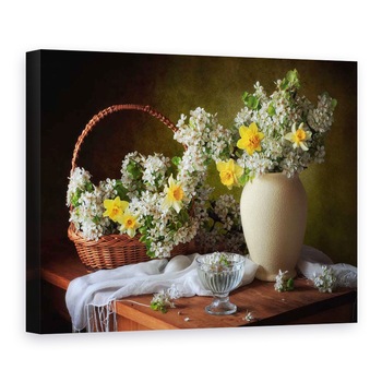 Tablou Canvas - Natura Moarta Alba, 60 x 80 cm Tablou Canvas - Natura Moarta Alba, 60 x 80 cm