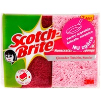 bureti scotch brite triplu confort clasic delicat de bucatarie 2 bucset spuma poliuretanica si fibra abraziva imagen 25_0_
0