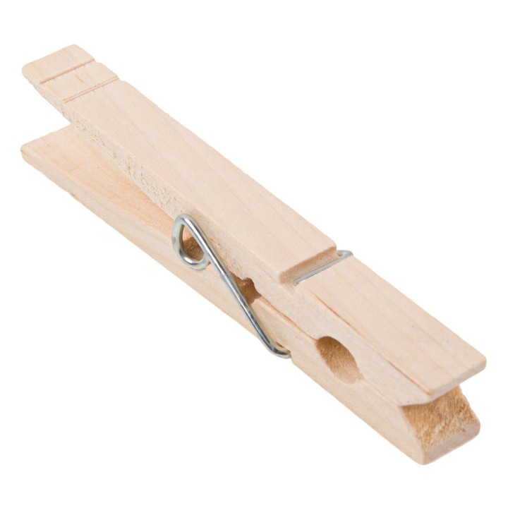 Carlige de rufe, lemn, maro, 20 buc