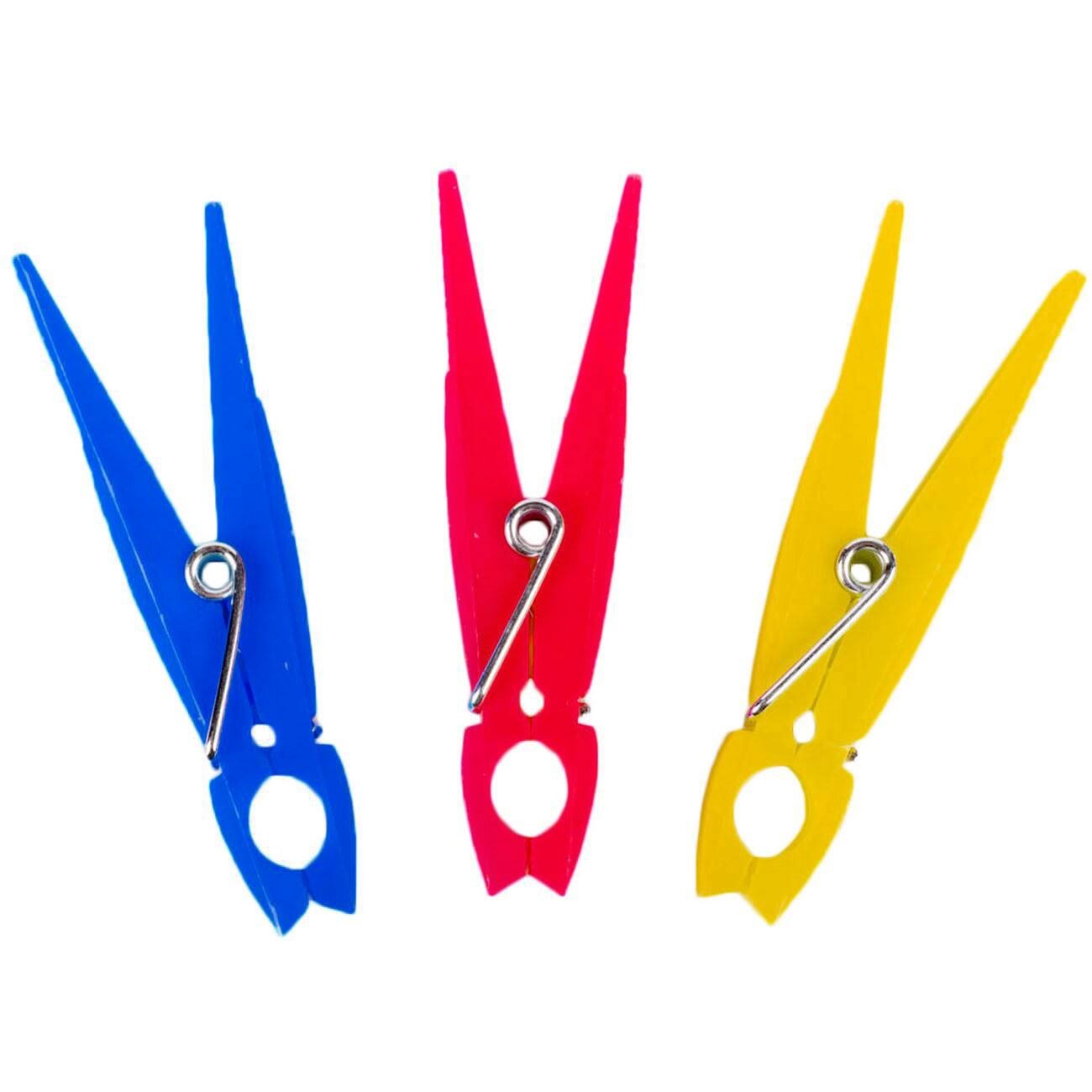 Set 16 clesti rufe, Zola®, multicolori, 9x3 cm