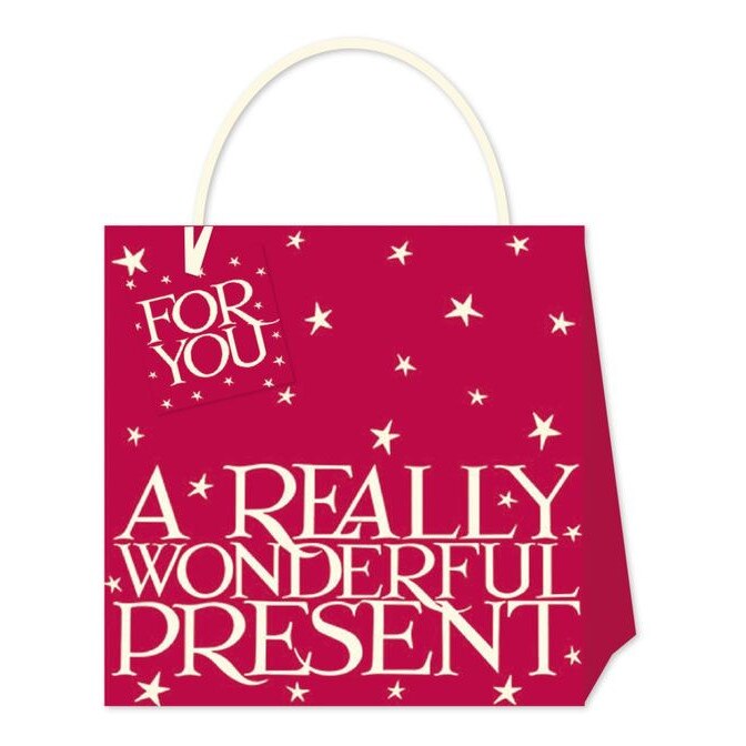 Punga de cadou mica-Emma Bridgewater-A Really Wonderfull Present, Cu model