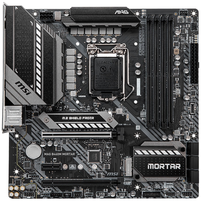 Placa de baza MSI MAG B460M MORTAR, Socket 1200