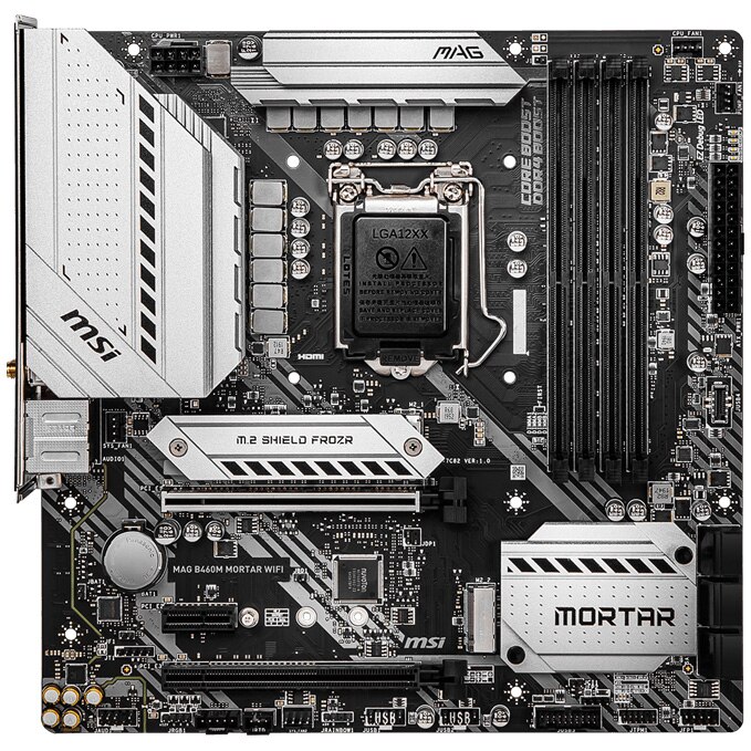 Placa de baza MSI MAG B460M MORTAR WIFI, Socket 1200