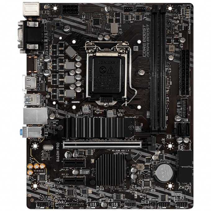 Placa de baza MSI B460M PRO, Socket 1200